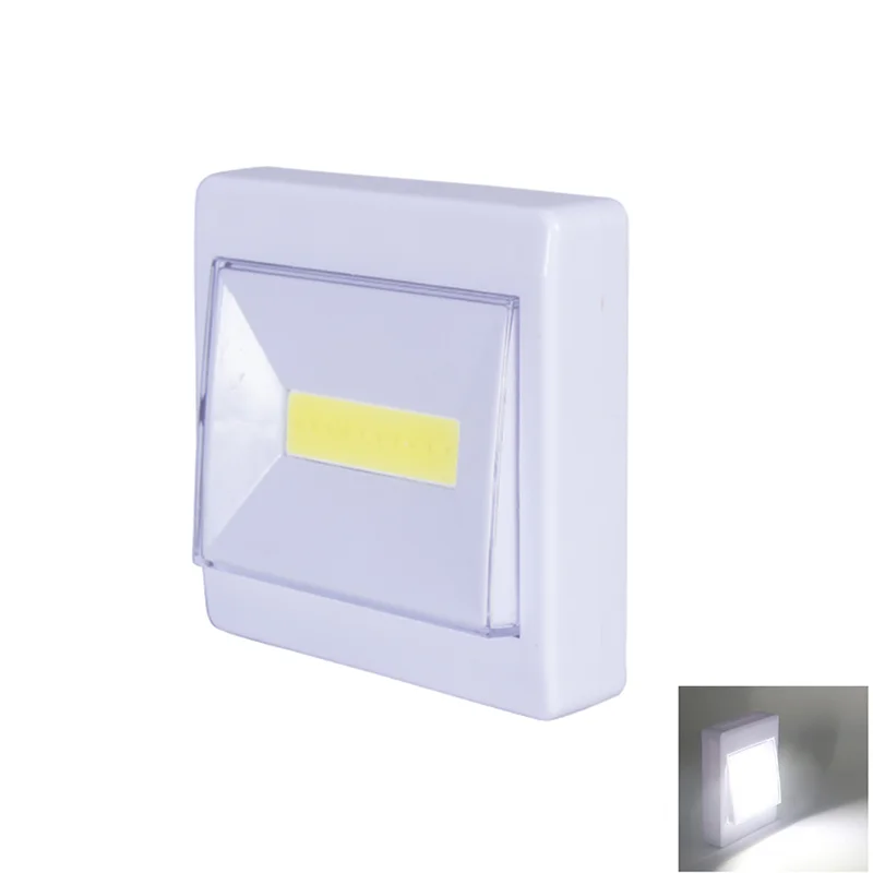 

Simple Magnetic COB LED Switch Wall Night Lights Cordless Lamp Battery Operated Cabinet Garage Closet Camping Emergency Light