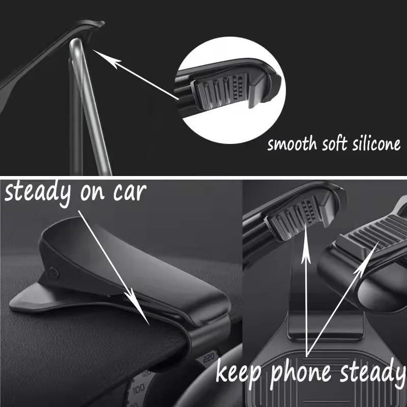 car phone holder interior parts dashboard support magnetic holder silicone navigation bracket car accessories car mobile support free global shipping