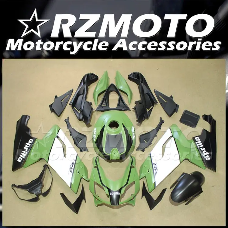 

Литьевая пресс-форма, новые комплекты обтекателей из АБС-пластика, подходят для Aprilia RS4 50 125 RS125 2006 2007 2008 2009 2010 06 07 08 09 10 11, матовый зеленый