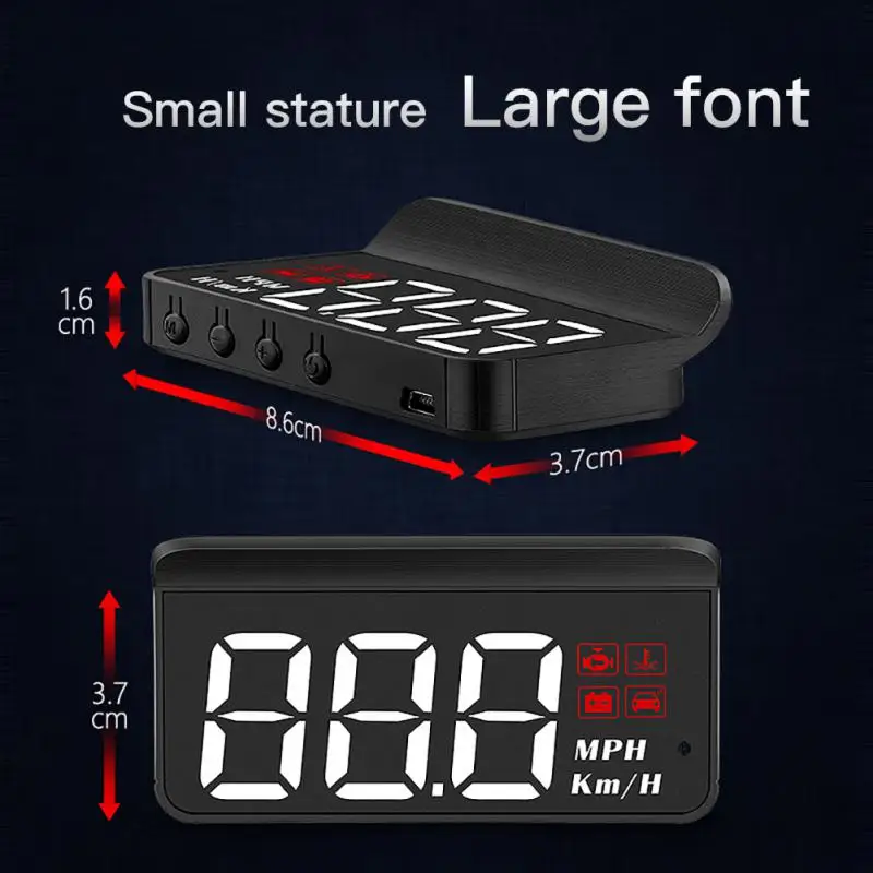 

Автомобильный проекционный дисплей M3, автомобильная электроника с поддержкой разрешения OBD, HD