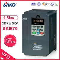 sako ski670 1 5kw 2hp vfd 220vac input 380vac output variable frequency inverter
