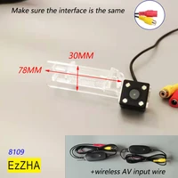 ezzha wireless car ccd rear camera 4 8 12 led dynamic fixed night vision waterproof for mercedes benz smart fortwo smart ed