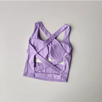 Women's sports underwear, sports shock proof running underwear, fitness vest, casual underwear, breathable and fast drying