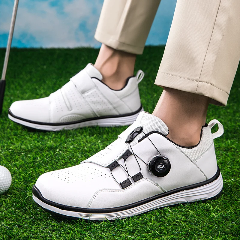 

New Professional Golf Shoes Men Big Size 37-47 Luxury Golf Sneakers Comfortable Walking Footwears for Golfers Walking Shoes