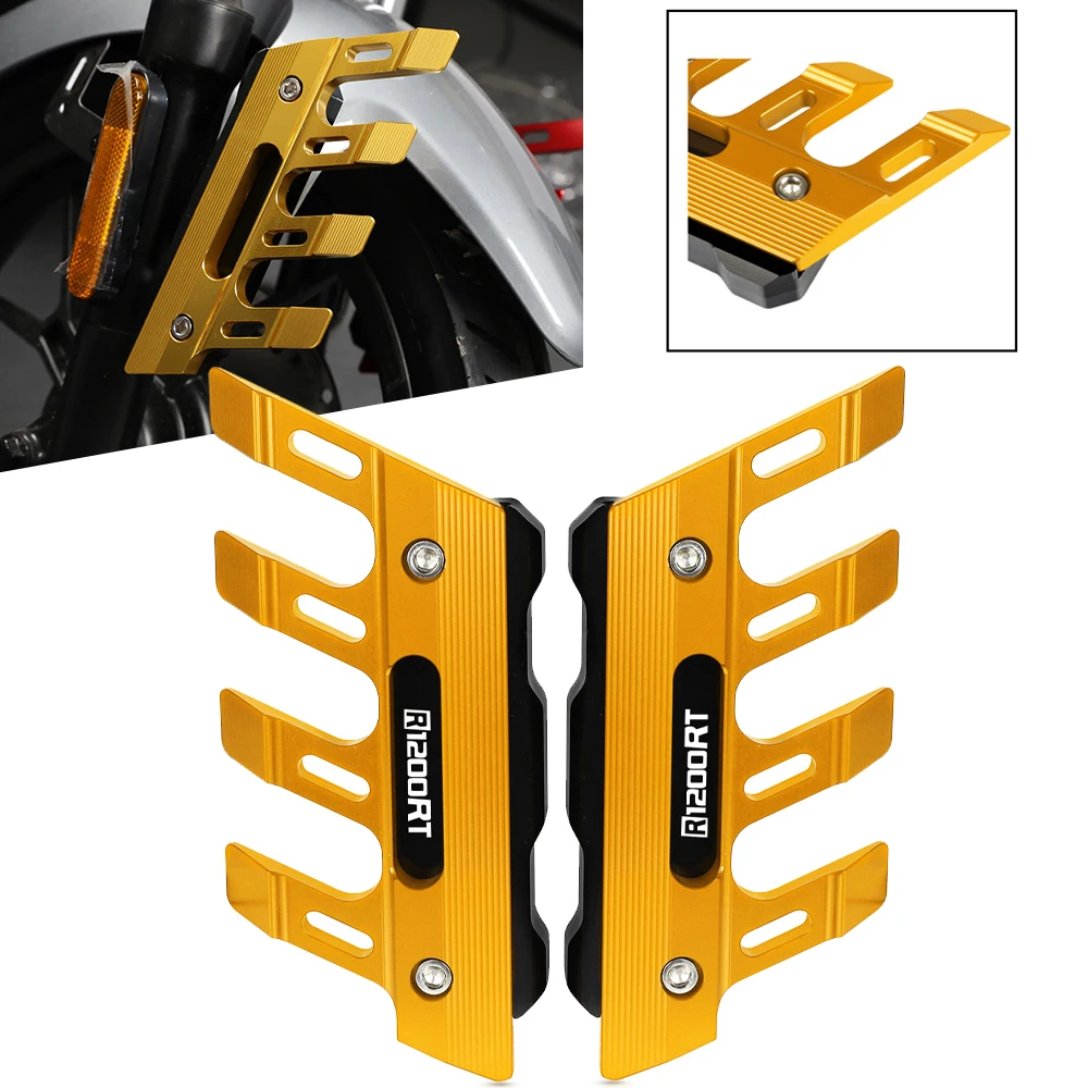 

Motorcycle Front Fender Side Protection Guard R 1200 RT Mudguard Sliders Accessories For BMW R1200RT R 1200RT R120RT 2010-2018