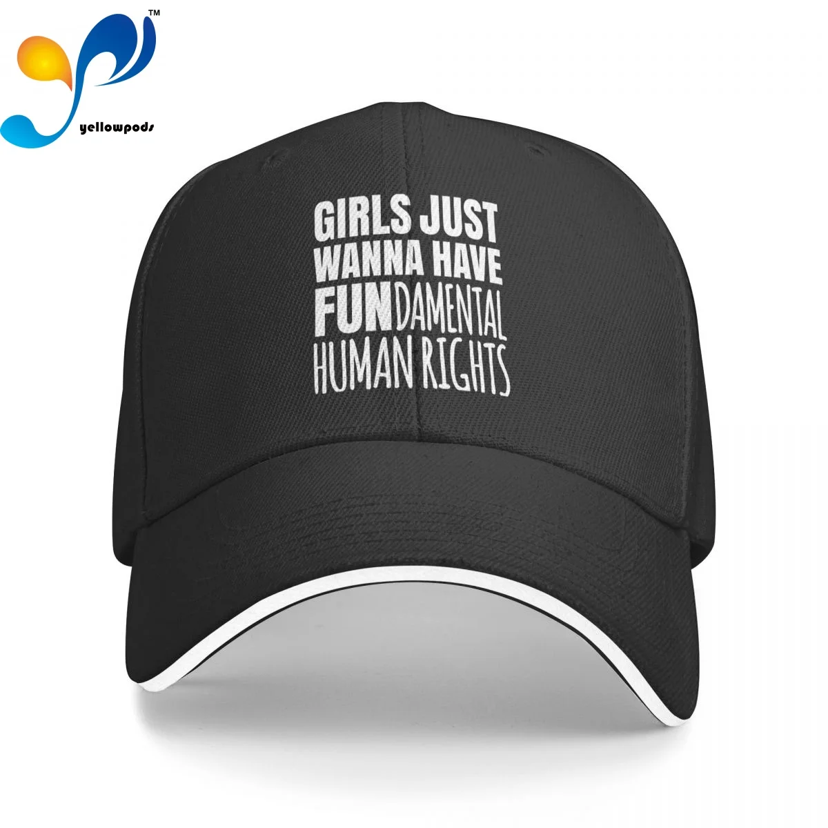 

Girls Just Wanna Have Fundamental Human Rights Baseball Hat Unisex Adjustable Baseball Caps Hats Valve for Men and Women