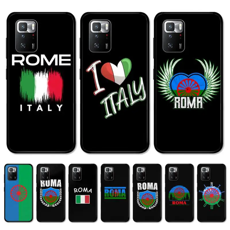 

Roma Flag Phone Case for Redmi 5 6 7 8 9 A 5plus K20 4X S2 GO 6 K30 pro