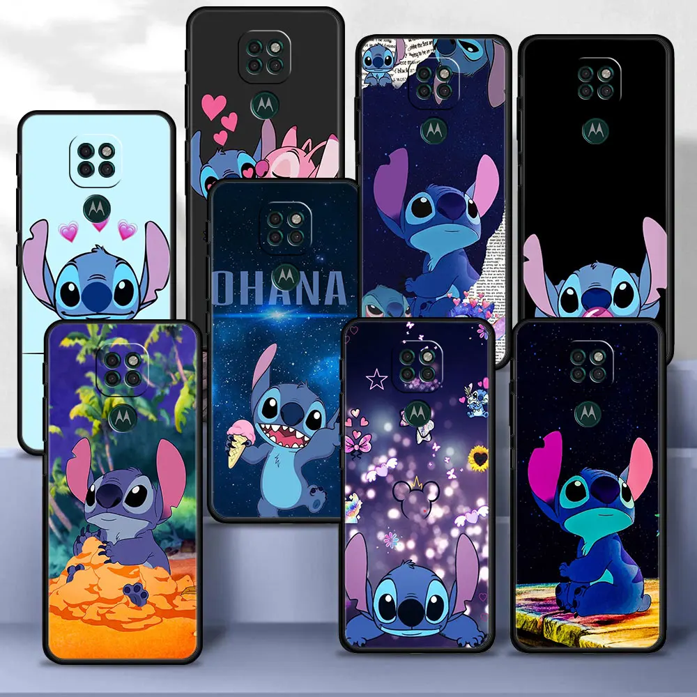 

Case Cover for Motorola Moto E6s Hyper G30 G50 G60s G9 G8 One Fusion G Stylus Back Official Style Matte Disney Stitch Cute