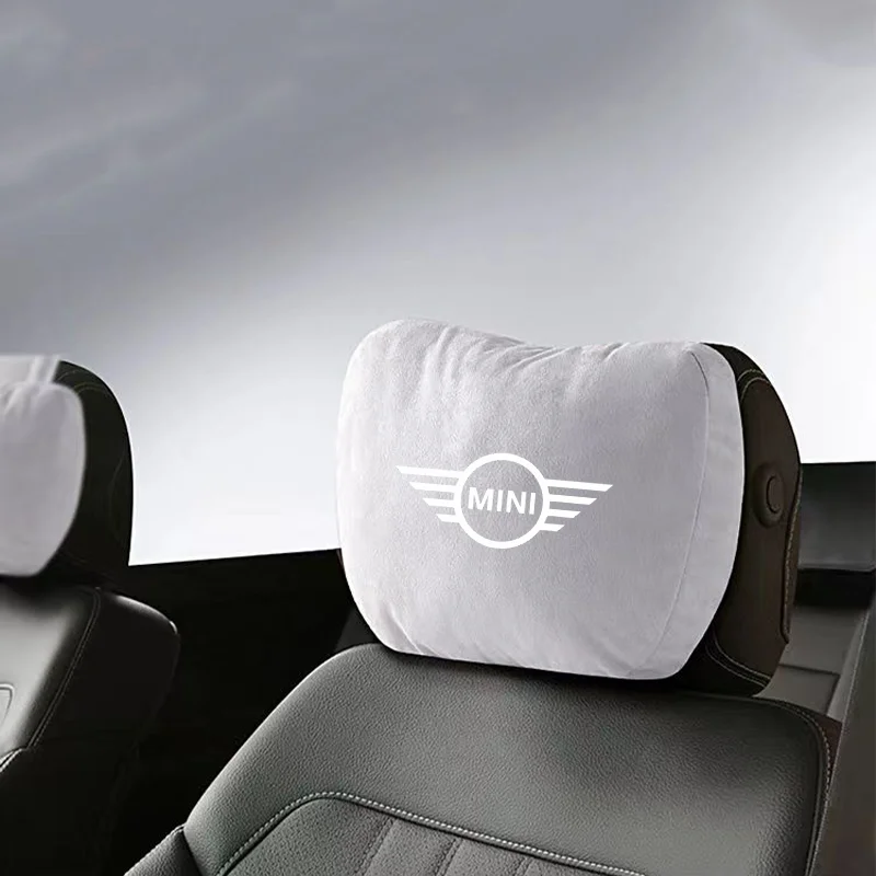 Высококачественная мягкая подушка для шеи на подголовник автомобиля MINI Cooper F55 F56
