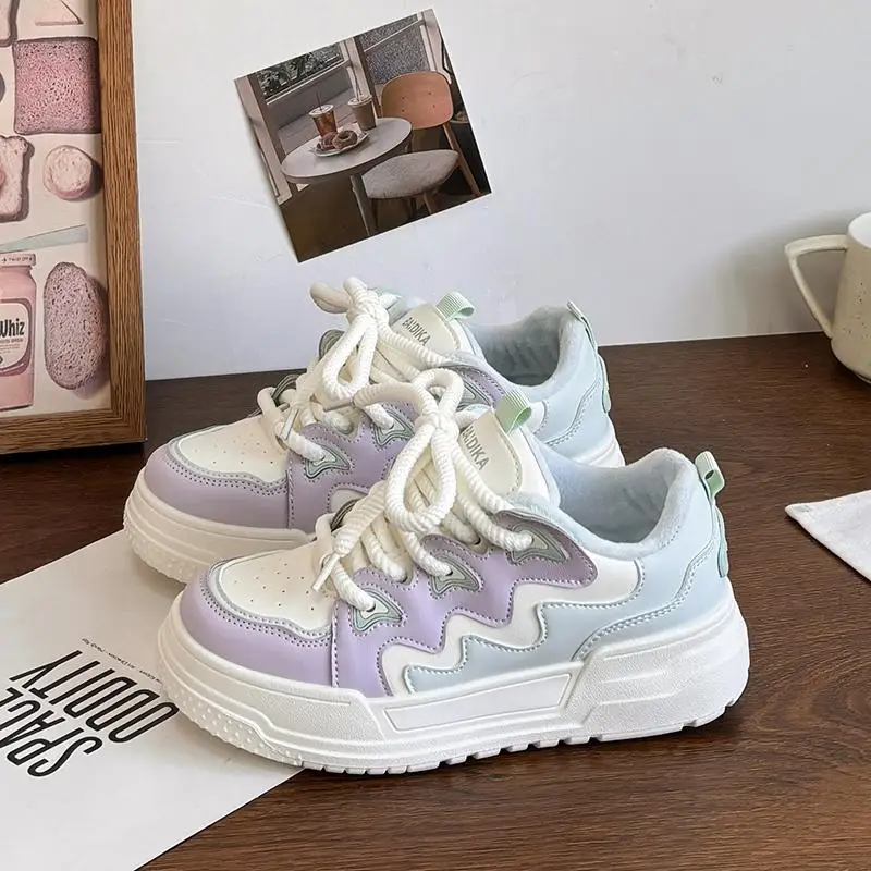 Женская обувь на платформе универсальные повседневные женские кроссовки сабо