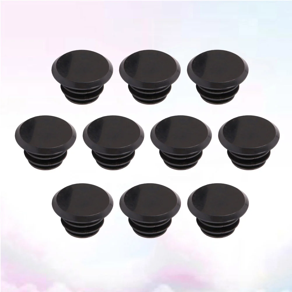 

10pcs Mountian Bike Bar End Plugs Handlebar End Caps for Road Mountain Bike Most Black