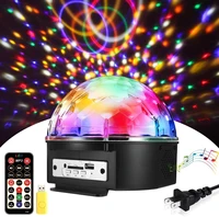 mp3bluetooth crystal magic ball light disco party ball lightsdj lights sound activated stage lighting crystal magic for club