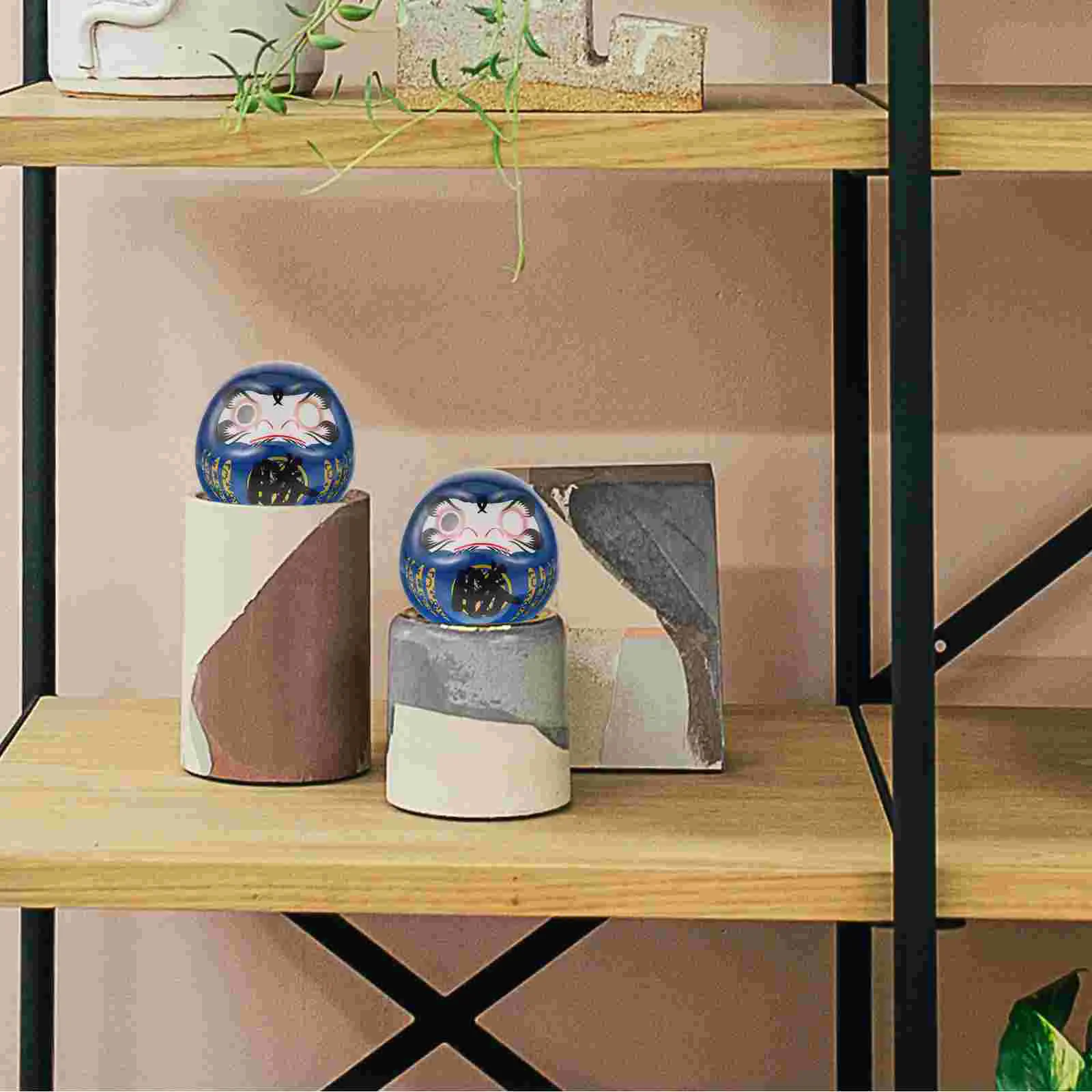 Маленькие украшения Bodhidharma Daruma обертывающее украшение керамическая фигурка