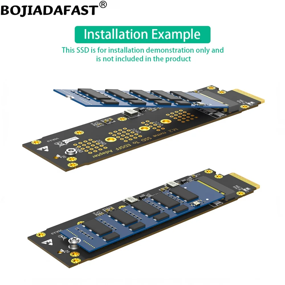 Линейка 1U GEN-Z EDSFF E1.S Интерфейс для NGFF M.2 Key-M 2230 2242 2260 2280 M2 Карта адаптера NVME SSD