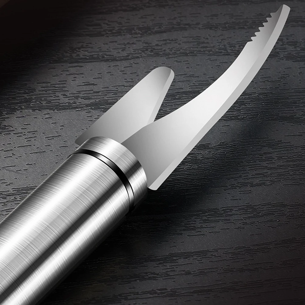 

Stainless Steel Shrimp Peeler 5 In 1 Prawn Shrimp Deveiner Fishing Knife Lobster Shell Remover Peel Device Kitchen Seafood Tools