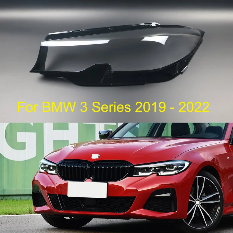 

Car Headlight Lens Cover Transparent Head Light Lamp Shell For-BMW 3 Series 320I 330I 325Li G20 2019 2020 2021 2022