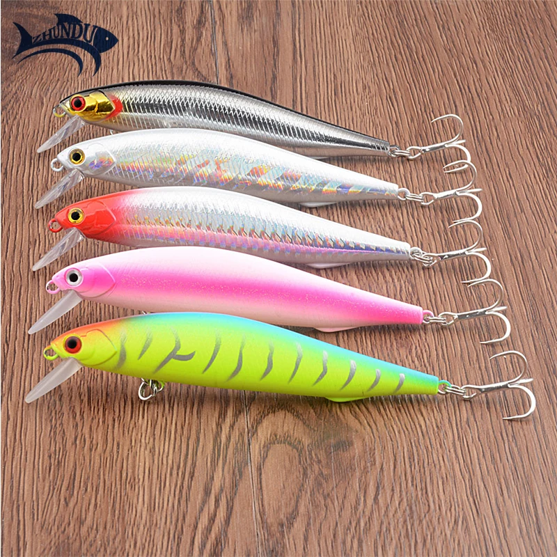 

7G10G14G Artificial Bait Mino Freshwater Crossmouthed Perch Black Fish Road Subbait Simulation Fish Bait False Bait Trout Bream
