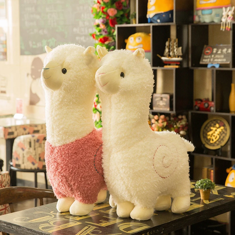 Фото 28 см Kawaii PlushAlpacasso игрушки Модные женские Куклы прекрасные подушки Альпака подарок на день рождения Рождество для девочек №1