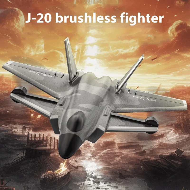 Новый радиоуправляемый самолет Kf700 6-канальный бесщеточный истребитель с
