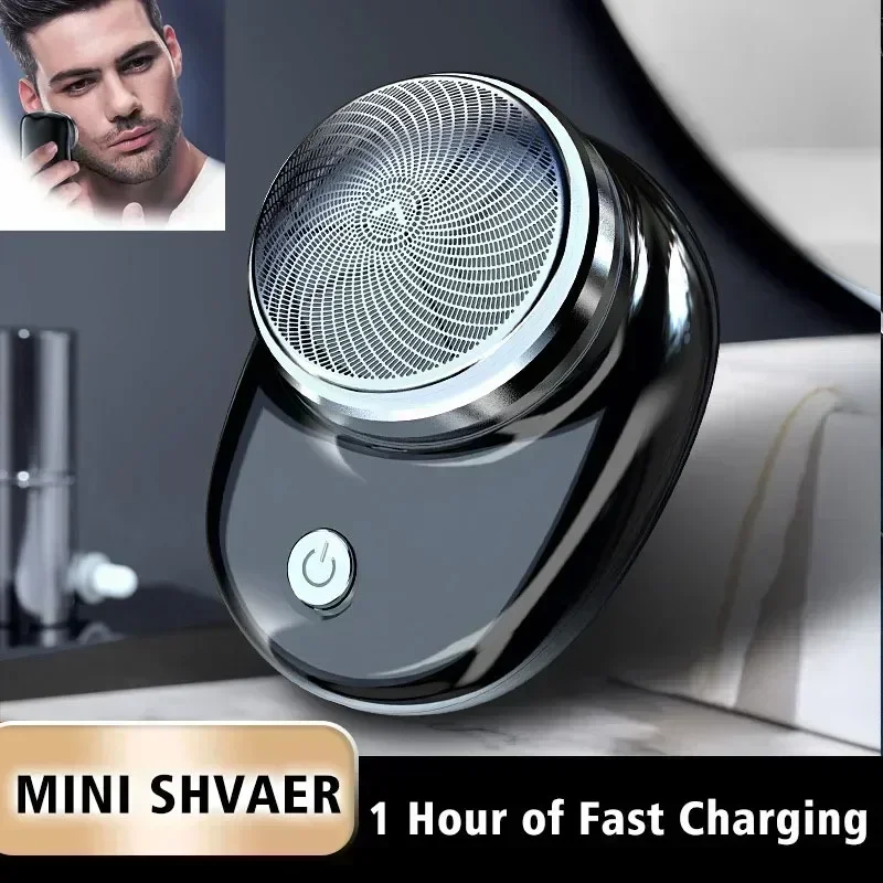 Electric Shaver Portable Razor Travel Attire Wet And Dry Men USB Rechargeable Charging Simple Washable Mini Shave