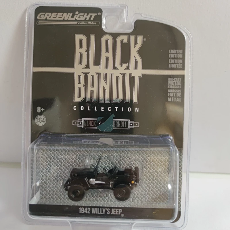 

Модель автомобиля GreenLight 1:64 1942 Willy's Jeep из металлического сплава, модель игрушечного автомобиля, подарок для мальчика