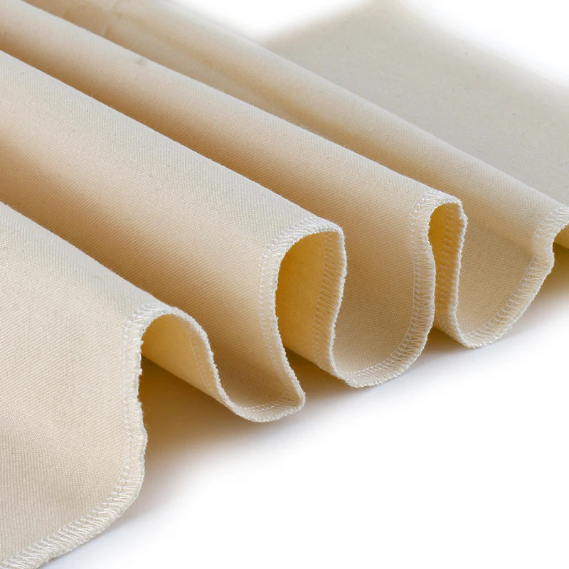 

Professional Bakers Dough Couche - 100% Pure Cotton Pastry Proofing Cloth for Baking French Bread Baguettes Loafs