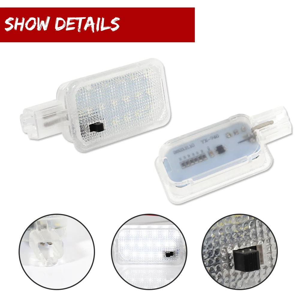 1 шт. мощный белый/ледяной синий/красный светодиодный светильник для багажника