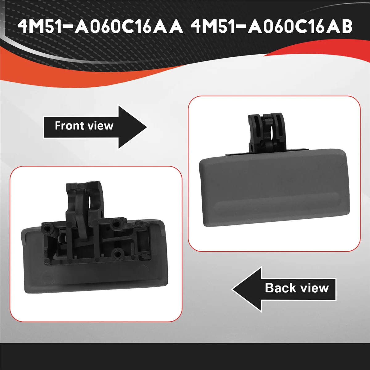 Ручка замка для автомобильного перчаточного ящика 4M51-A060C16AA 4M51-A060C16AB Focus 2004-2008