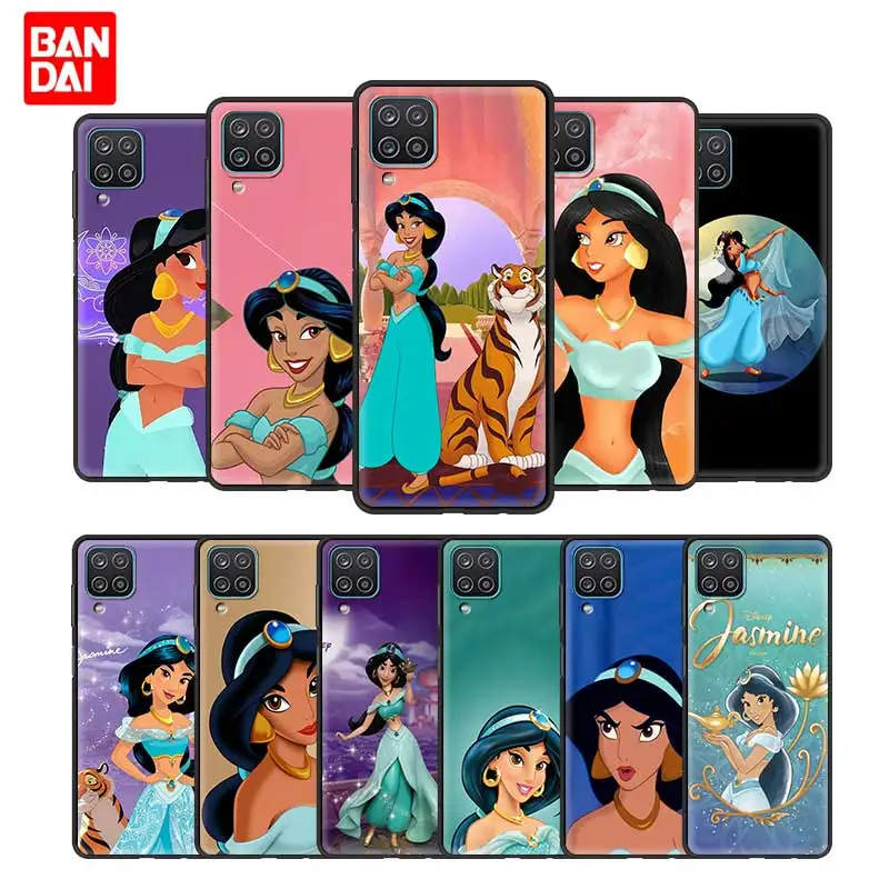 

Aladdin Jasmine Princess Case for Samsung Galaxy A12 A02 A02s A21s A22 A32 A51 A52 A72 4G 5G Cover Silicone Cell Black