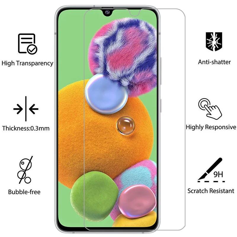 Чехол из закаленного стекла для samsung a90 5g cover on galaxy a 90 90a phone coque samsun samsumg sansung galaxi