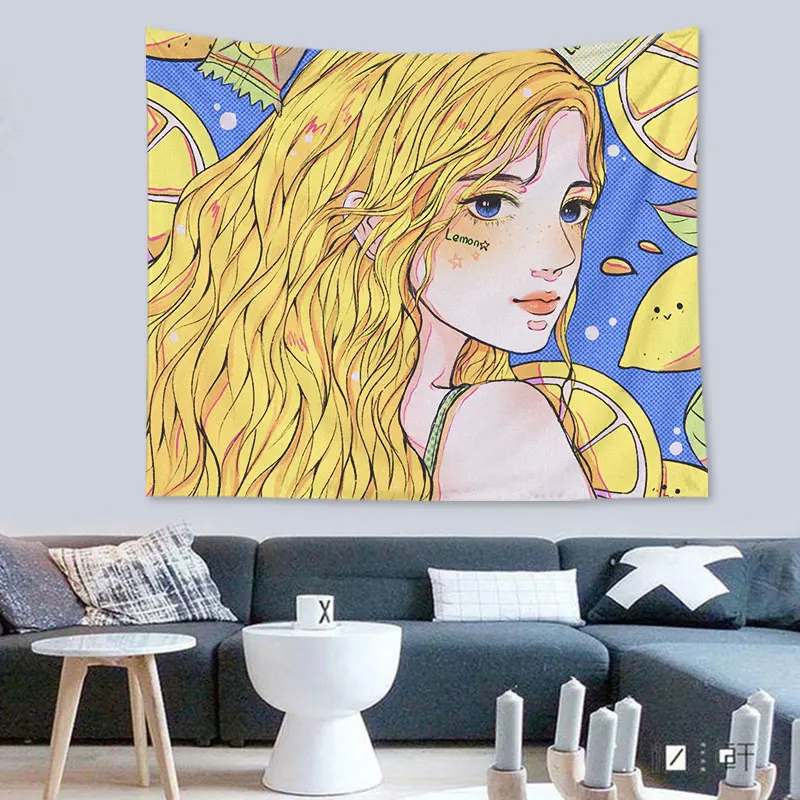 

Модный красивый настенный гобелен, украшенный интерьером, настенный гобелен для комнаты