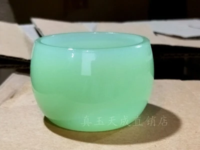 

Exquisite sapphire porcelain tea cup small ornament