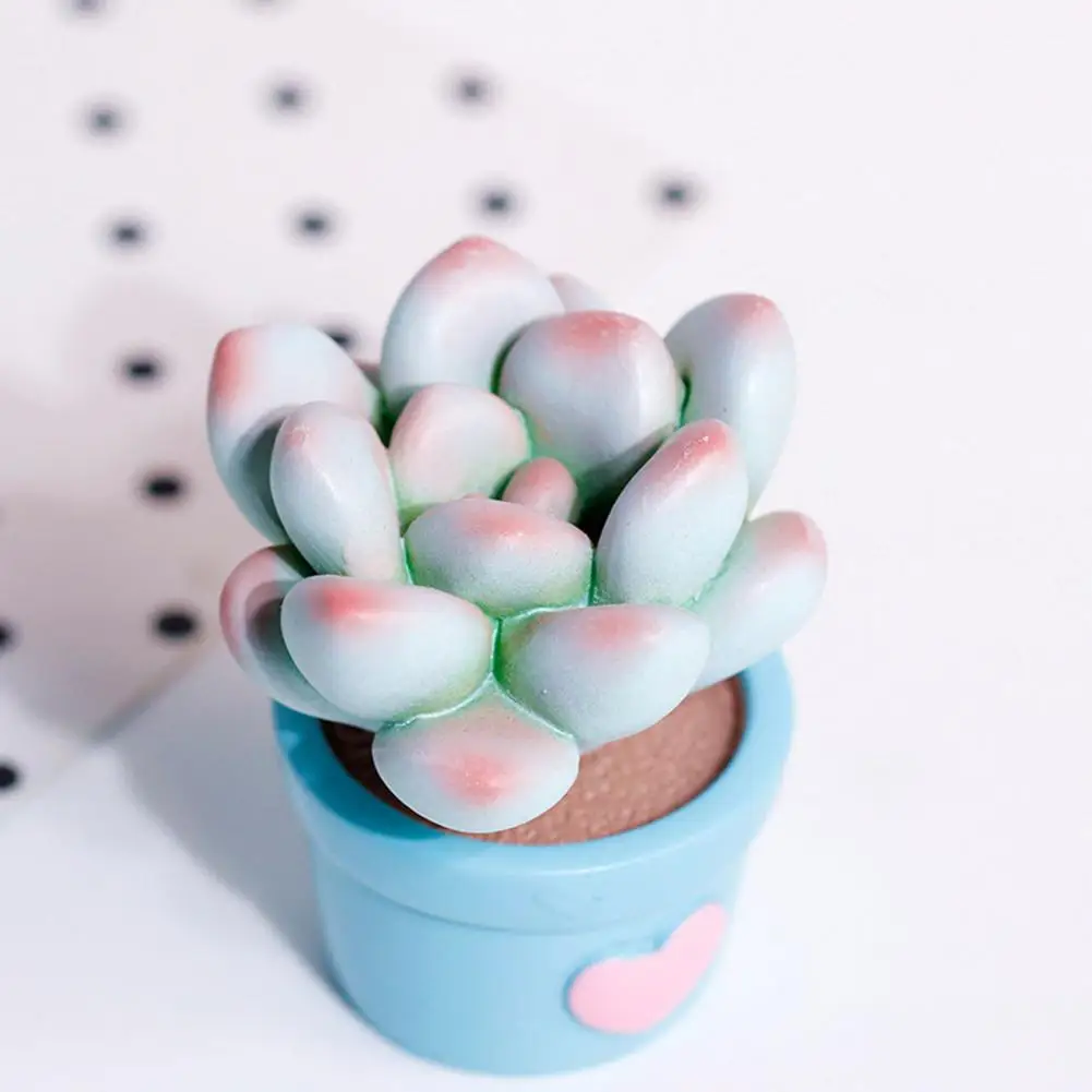 

Creative Mini Plant Model Green Plant Collectible Dollhouse Succulent Miniature Resin Succulent Dollhouse Accessories