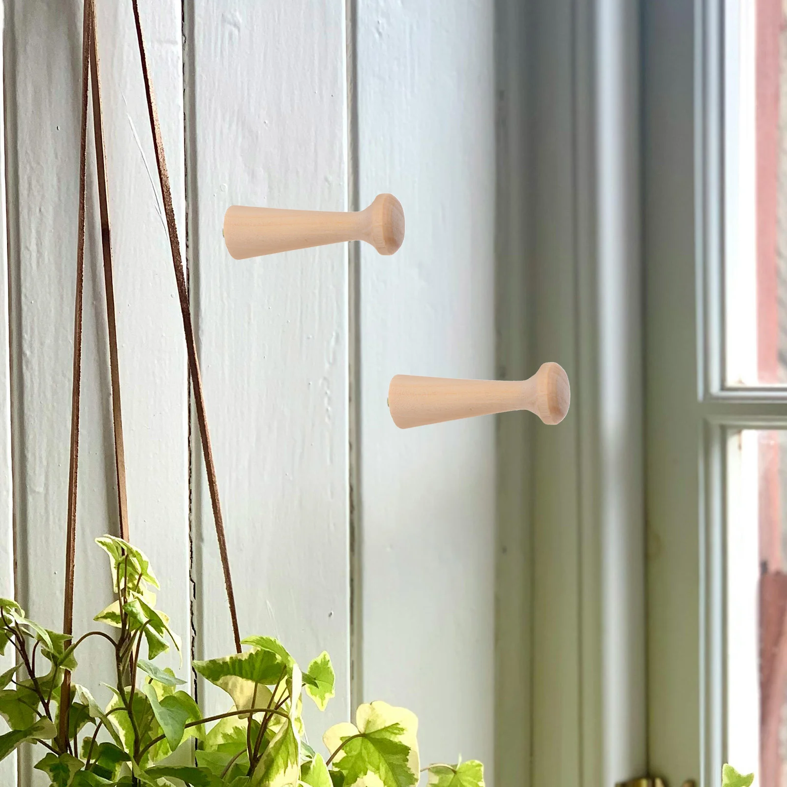 10 шт. потолочные вешалки крючок из цельного дерева деревянные настенные колышки