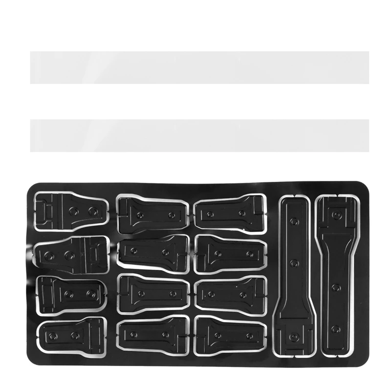 

Stainless Steel Metal Full Car Door Hinge Window Hinge Decoration for 1/6 RC Crawler Car Axial SCX6 JEEP Upgrade Parts