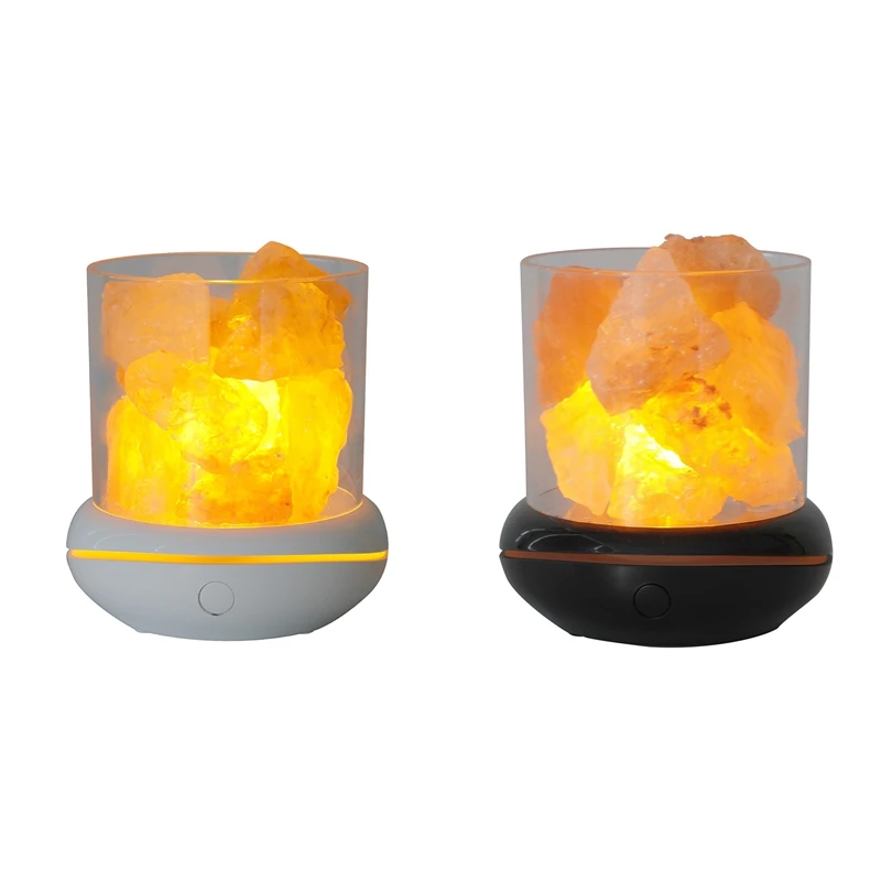 

Aroma Diffuser Crystal Salt Stone Night Light Mist Humidifier USB Essential Oil Diffuser Humidifier for Car Home
