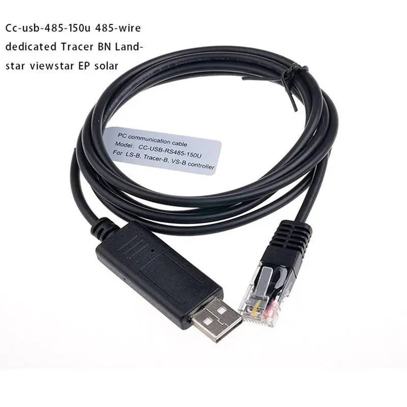 Фото Кабель для связи с ПК (CC-USB-RS485-150U) USB-ПК RS485 для контроллера заряда EP Solar (A65I) №4