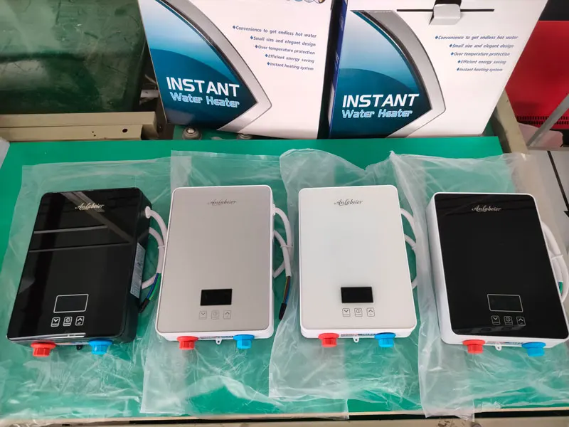 Фото Многоточечный проточный электрический водонагреватель 6000W 5000W 220V 230V для душа и ванной комнаты, без бака №3