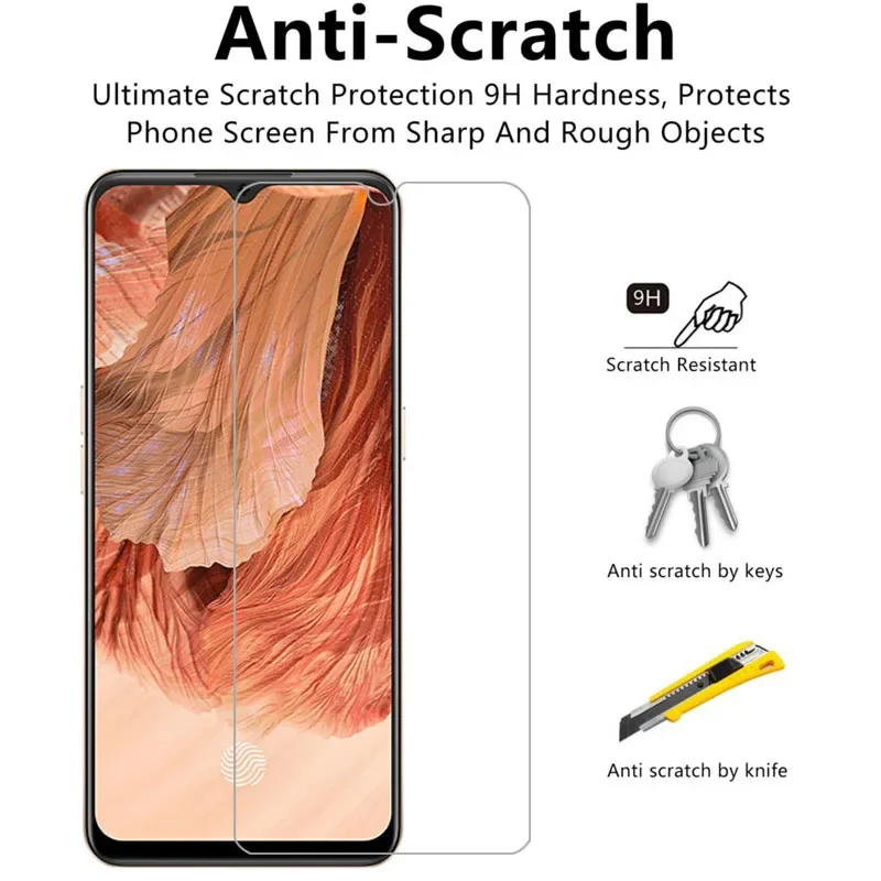 Чехол для oppo f17 Защитная пленка экрана закаленное стекло на oppof17 f 17 17f 6 44 защитный