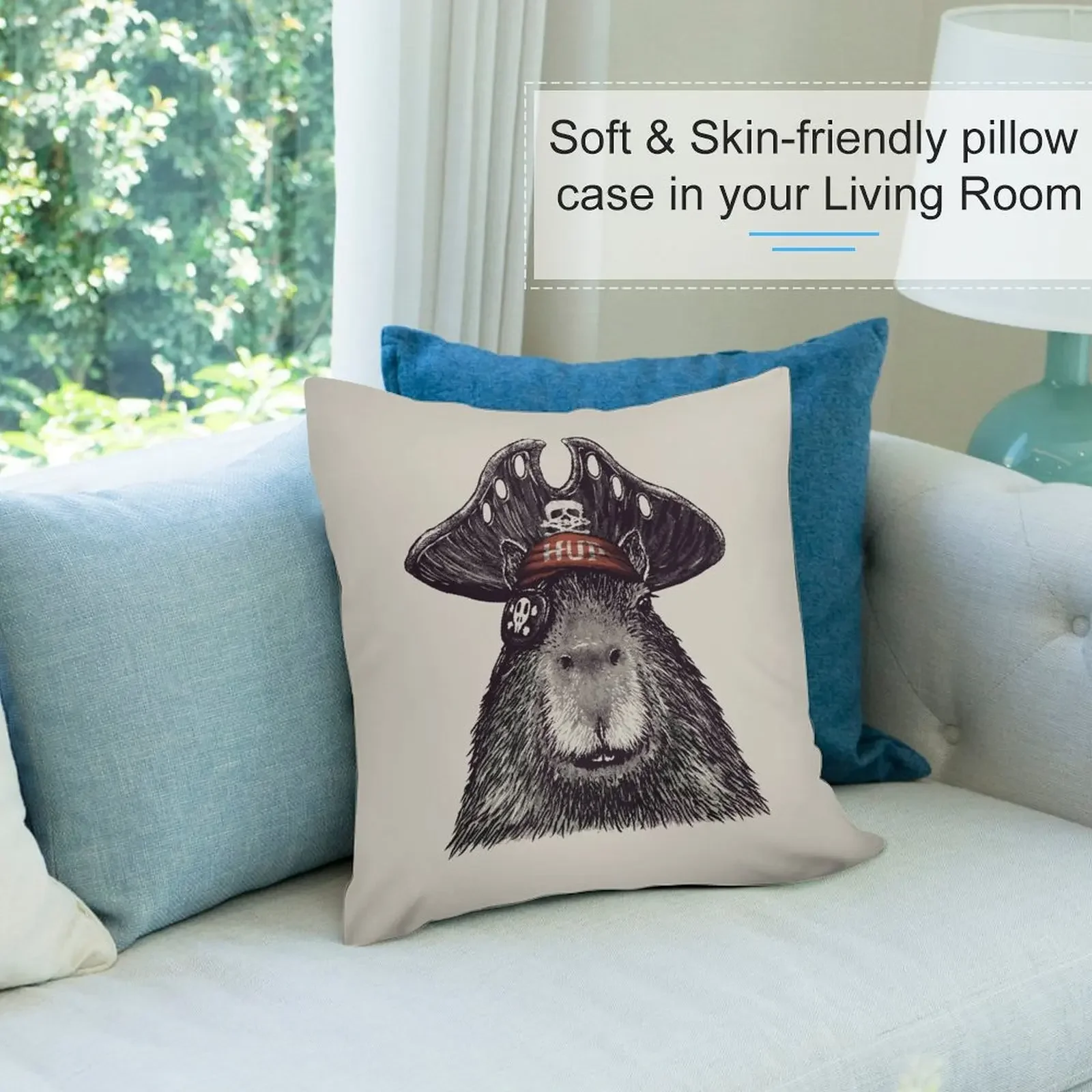 Capyrate - Пиратская капибара Capy Yuzu His Name Gort Pet Mat Бандана Подушка Детская подушка