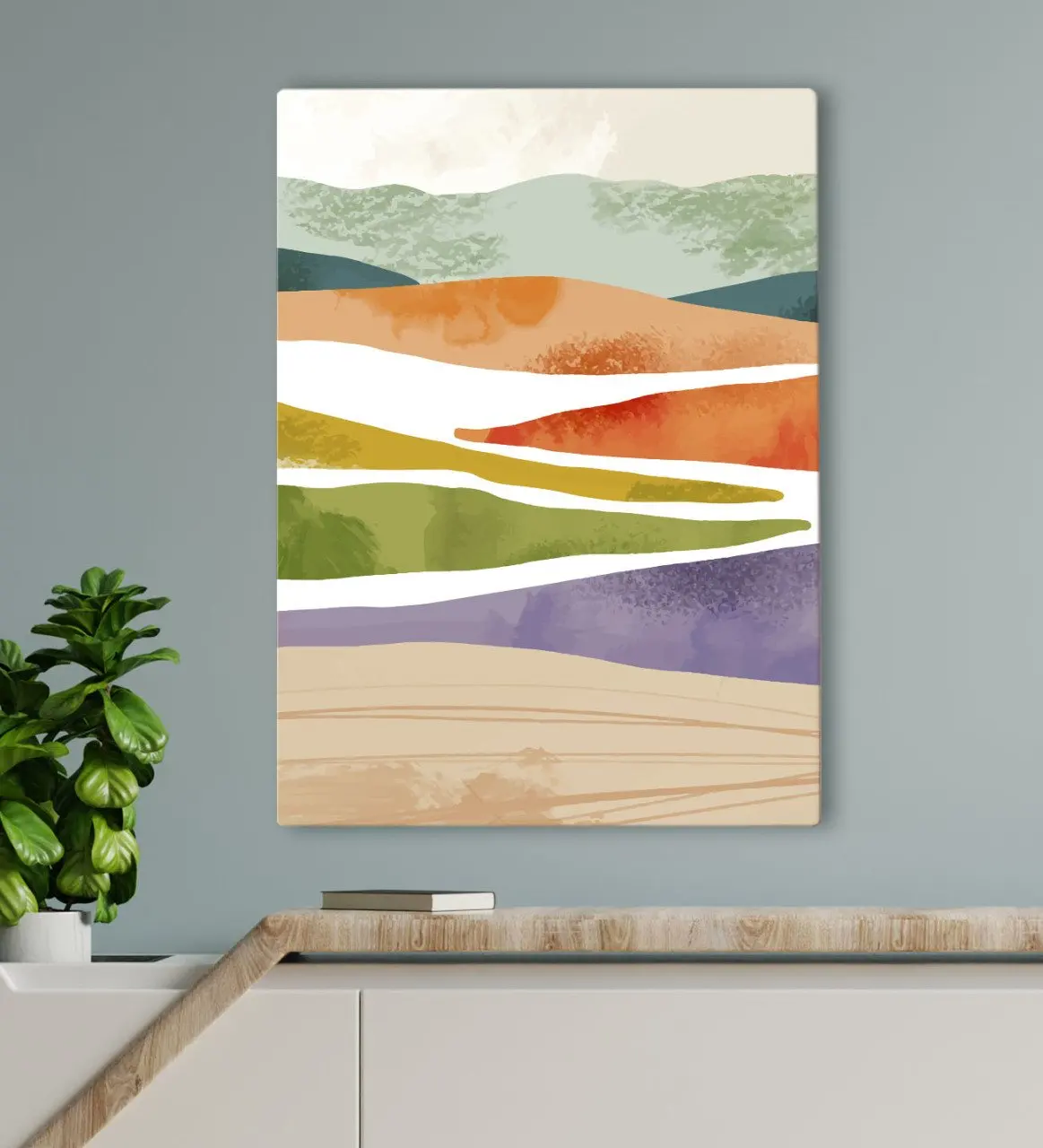 

BK Gift Hotel Room Konseptli Canvas Table 70x100cm-73