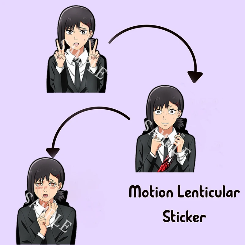 

3D наклейка Chainsaw Man Higashiyama Kobeni Motion