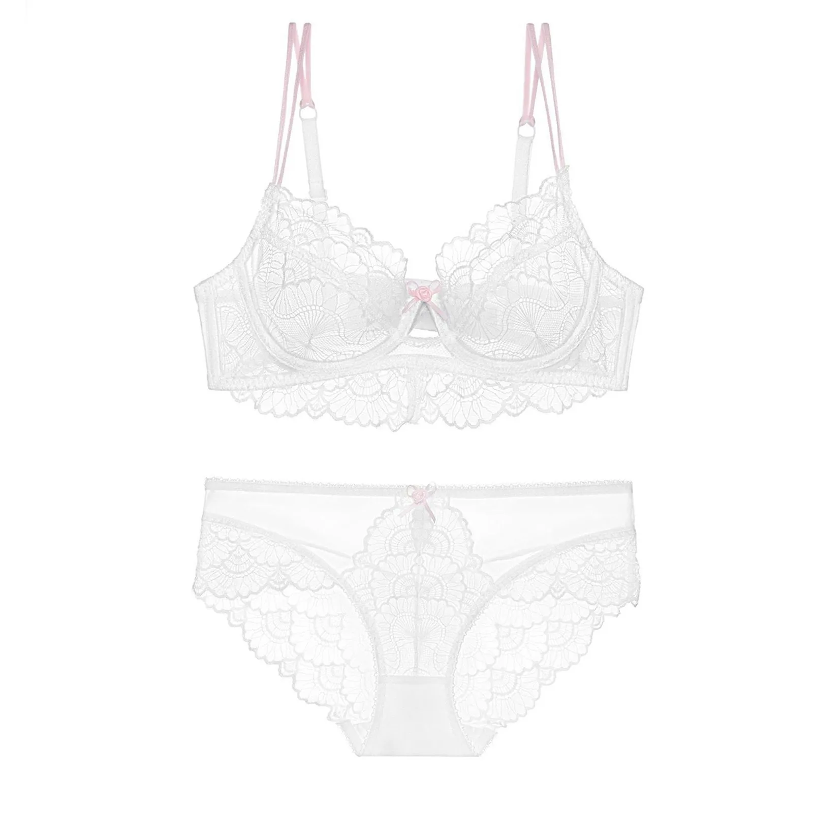 

Womens Ultra Thin Comfortable Breathable Lace Bra Sexy Color Collision Ladies Bra Set. thin Bralette Bra Bralette