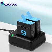 for gopro hero 9 battery charger for gopro hero 9 black li ion ahdbt 901 batteria camera accessories
