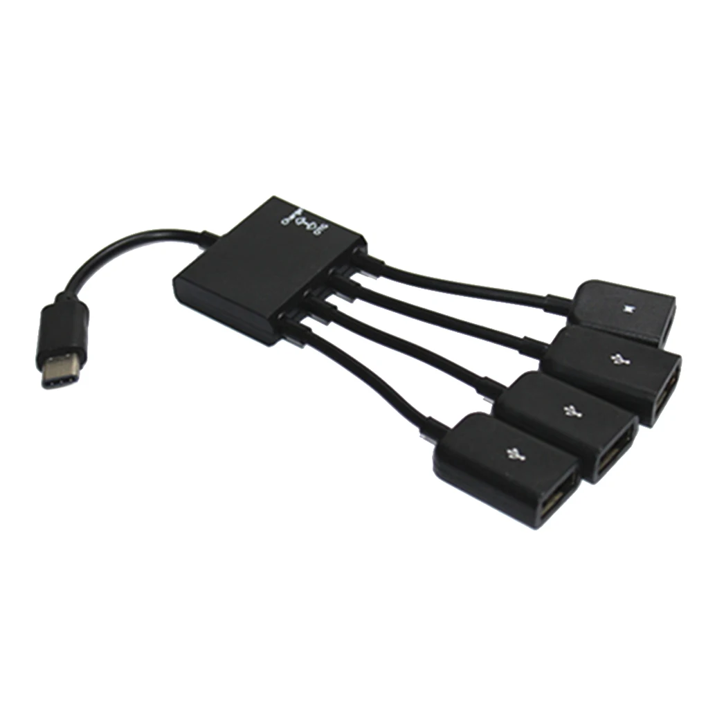 

USB Type-C (папа)-3 USB (мама)