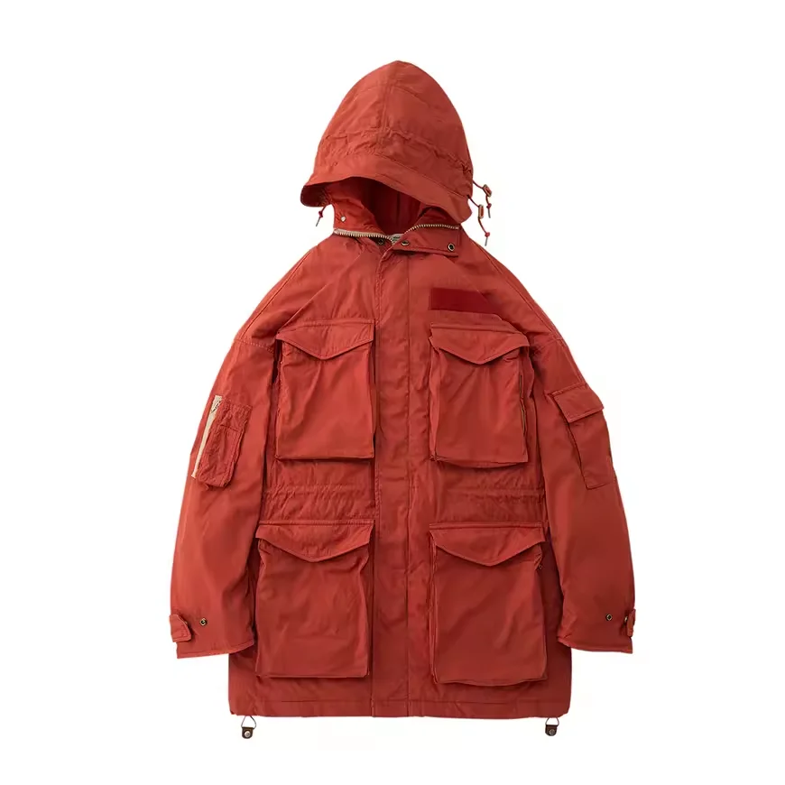 Куртка из белого гусиного пуха с несколькими карманами VISVIM FIL 21SS KRUPA Field