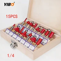 1215pcsset woodworking milling cutters for wood cutter engraving cutting tools 146 35mm shank carbide router bit