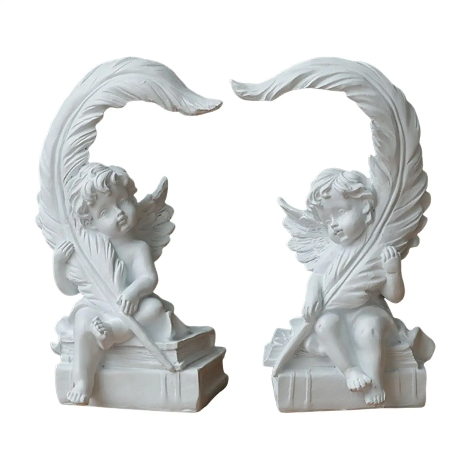 

Статуэтка крыла Cherub, памятная фигурка, садовая статуя для Рождественского украшения