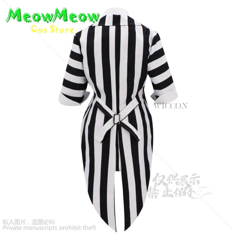 Женский костюм для косплея Beeetle Michael Keaton в черно-белую полоску женский свадебный