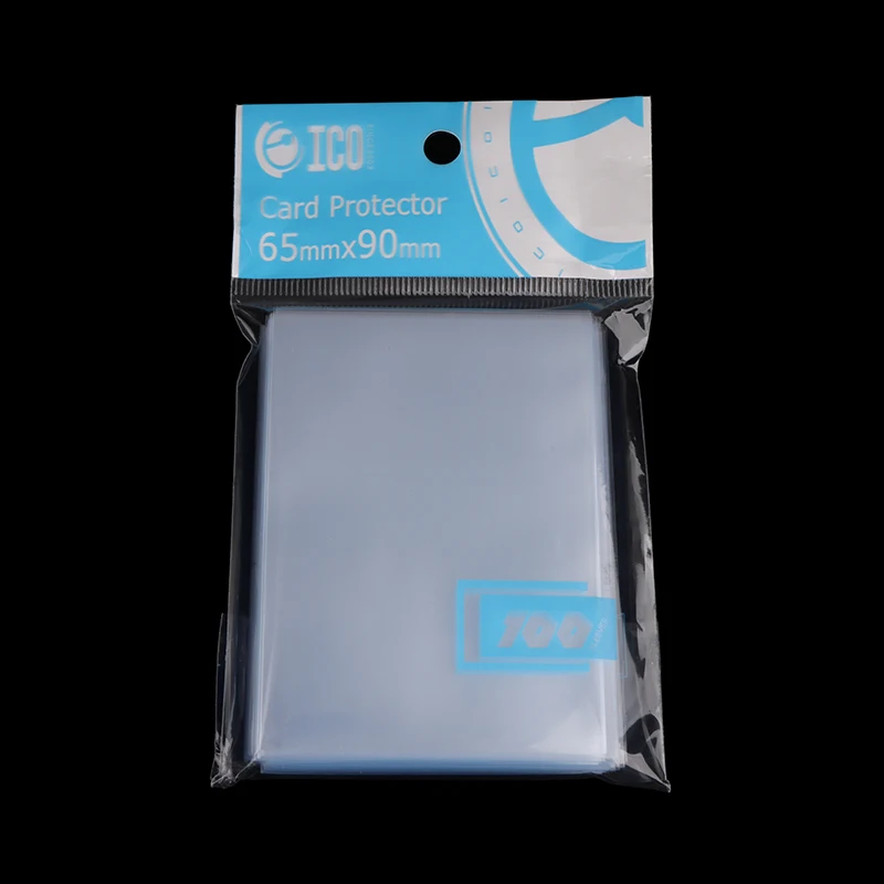 100 шт. Прозрачный чехол для развлекательных карт защитный внутренние рукава 65x90